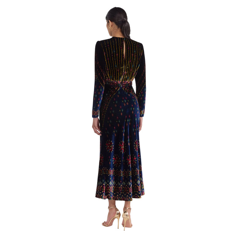 Claudia Velvet Midi Dress image number null