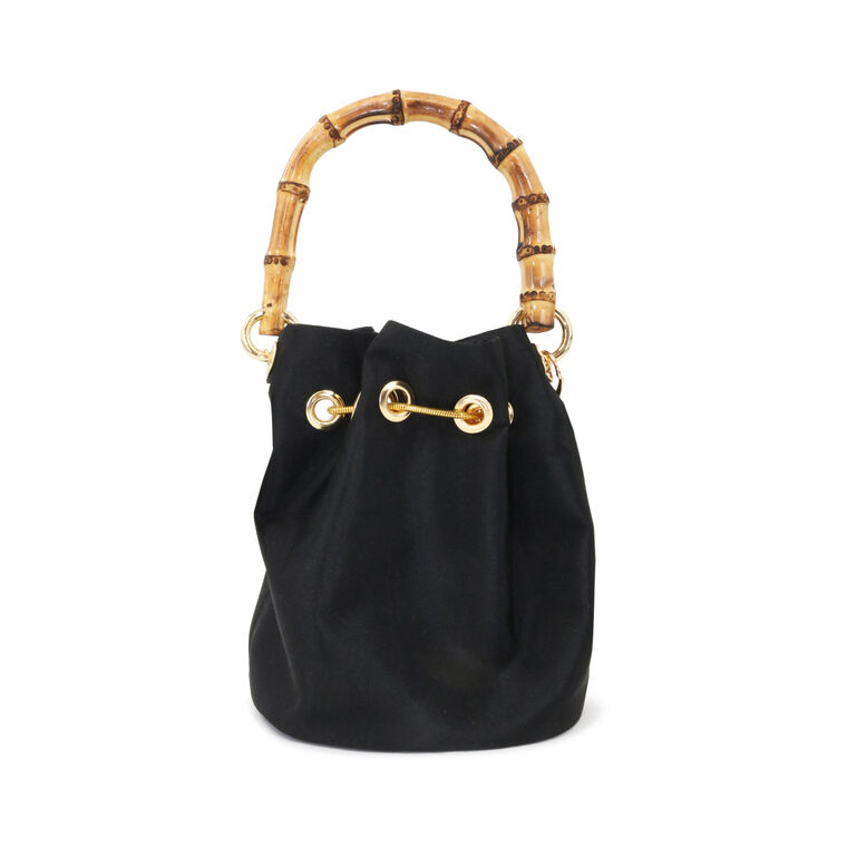 Ingrid Sailboat Bamboo-Handle Bag image number null