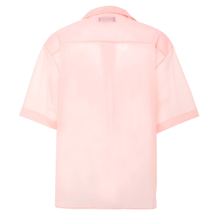 Button Front Short Sleeve Bowling Shirt image number null