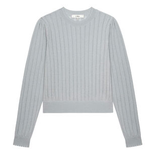 The Chain Pointelle Cashmere Sweater