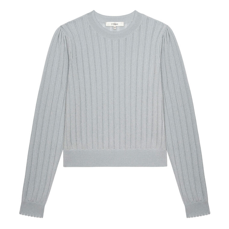 The Chain Pointelle Cashmere Sweater image number null