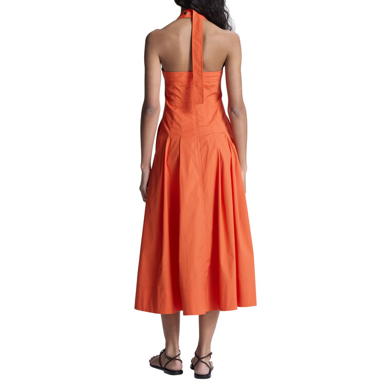 Natalie Stretch Cotton Midi Dress image number null