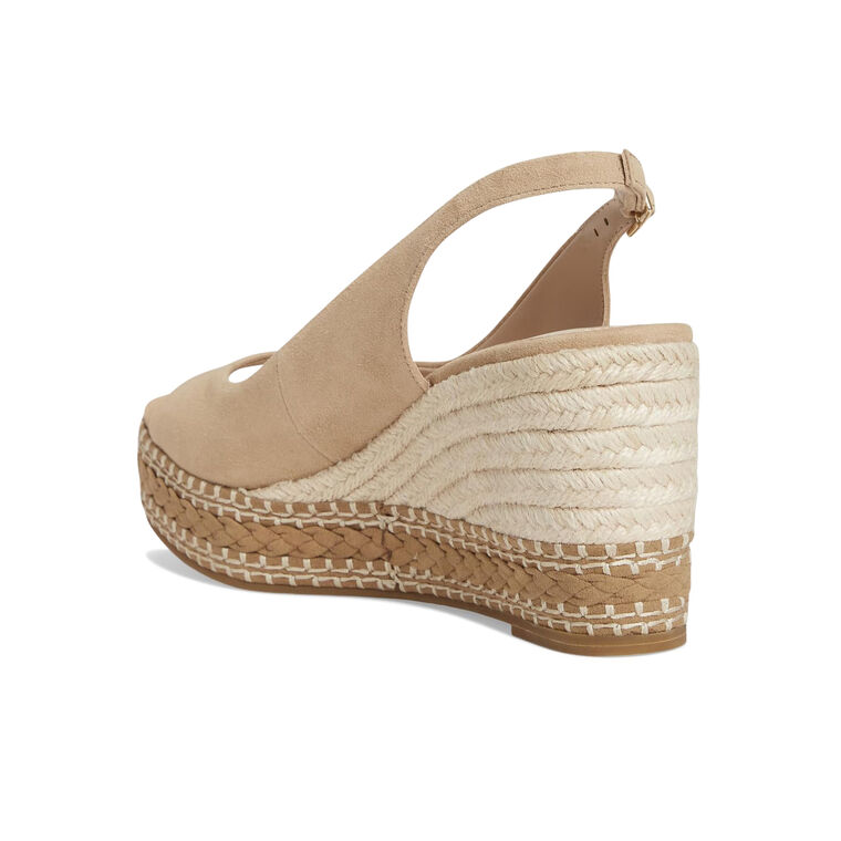 Elany Suede Slingback Wedge image number null