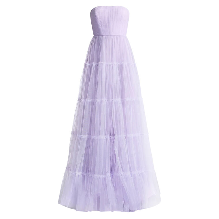 Strapless Tulle Gown image number null