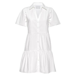 Havana Puff Sleeve Mini Dress