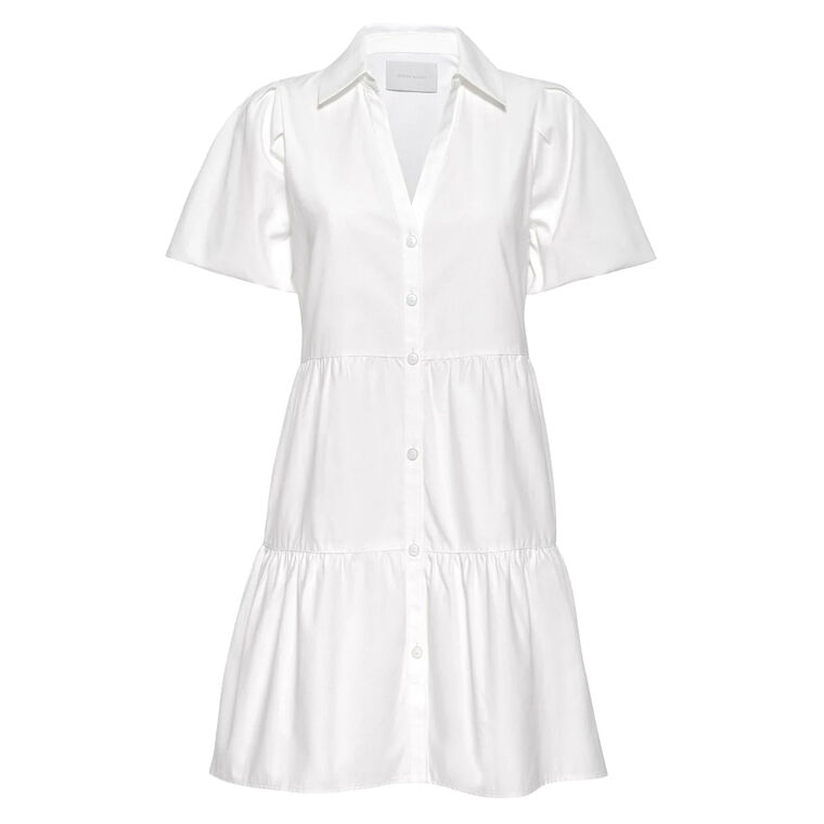 Havana Puff Sleeve Mini Dress image number null