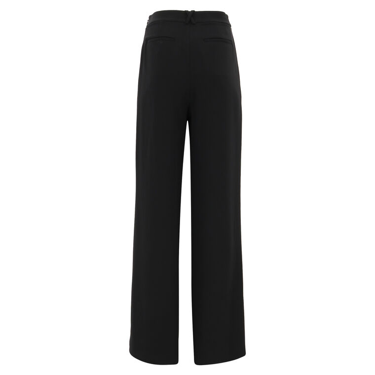 Pleated Wide-Leg Pant image number null
