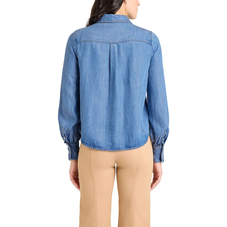 Juliette Rhinestone Embellished Long Sleeve Top image number null