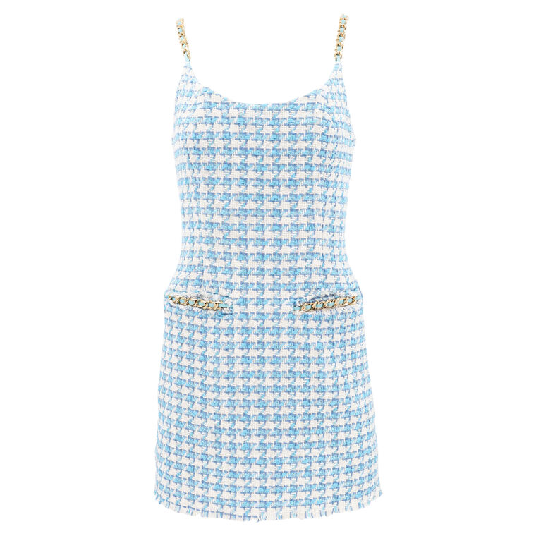 Aliya Houndstooth Mini Dress image number null