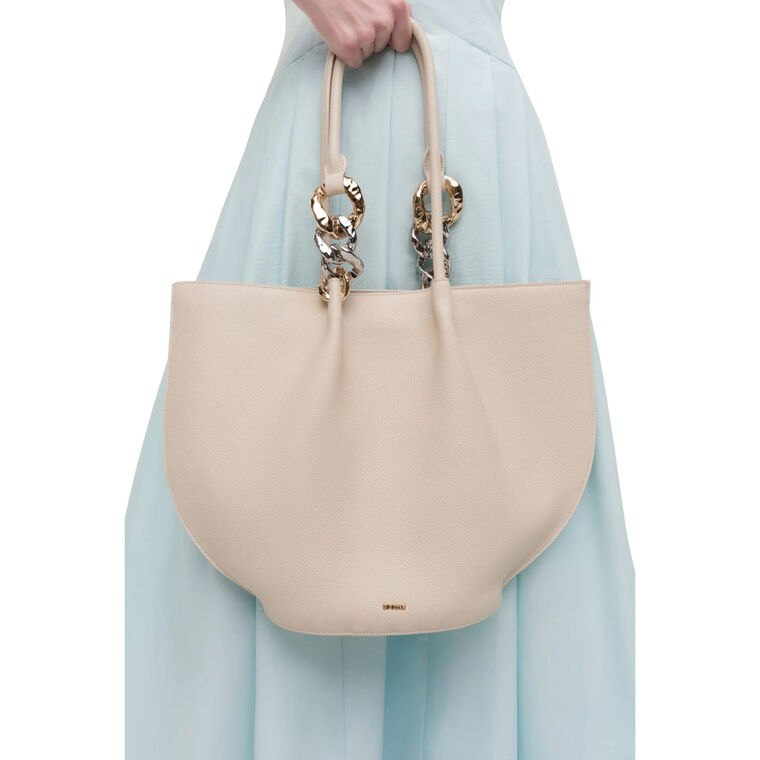 Arlo Chain Pebble Leather Tote image number null