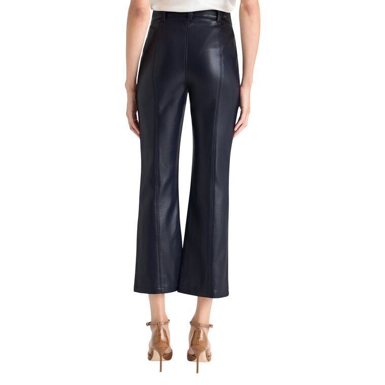 Vegan Leather Dorothea Kick Flare Pant image number null