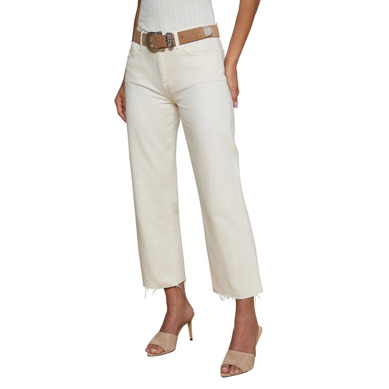 Wanda High Rise Cropped Wide-Leg Jean image number null