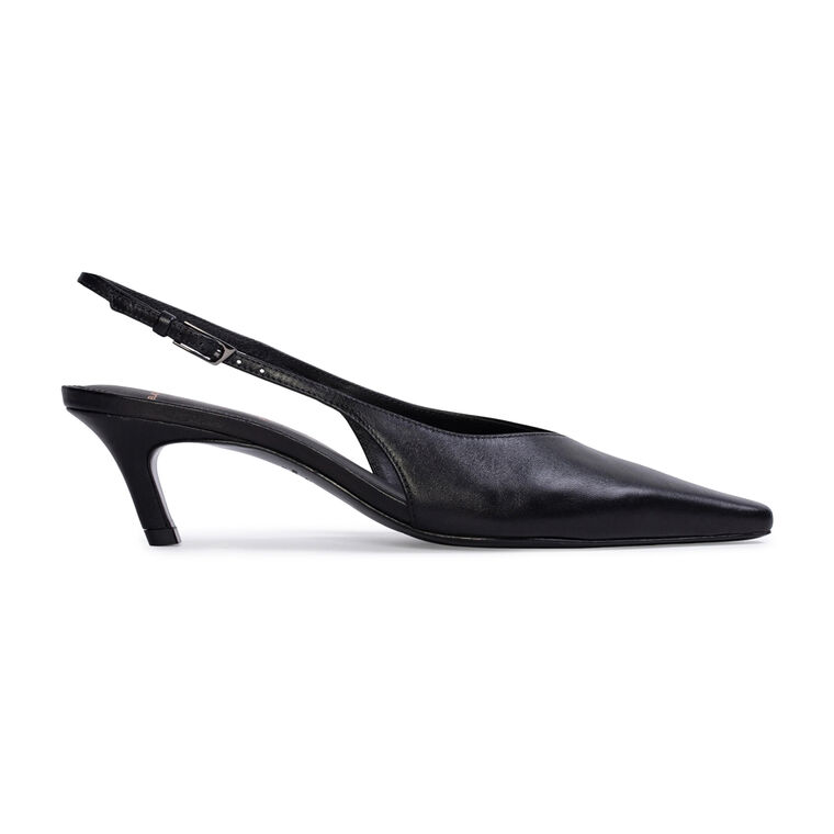 Lou 50mm Leather Slingback Pump image number null