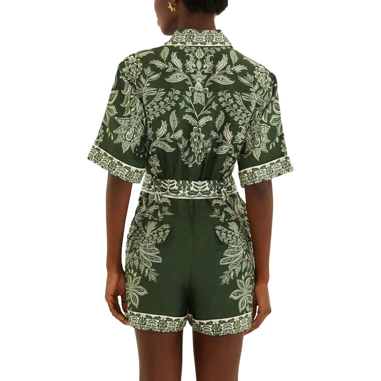 Miranda Belted Romper image number null