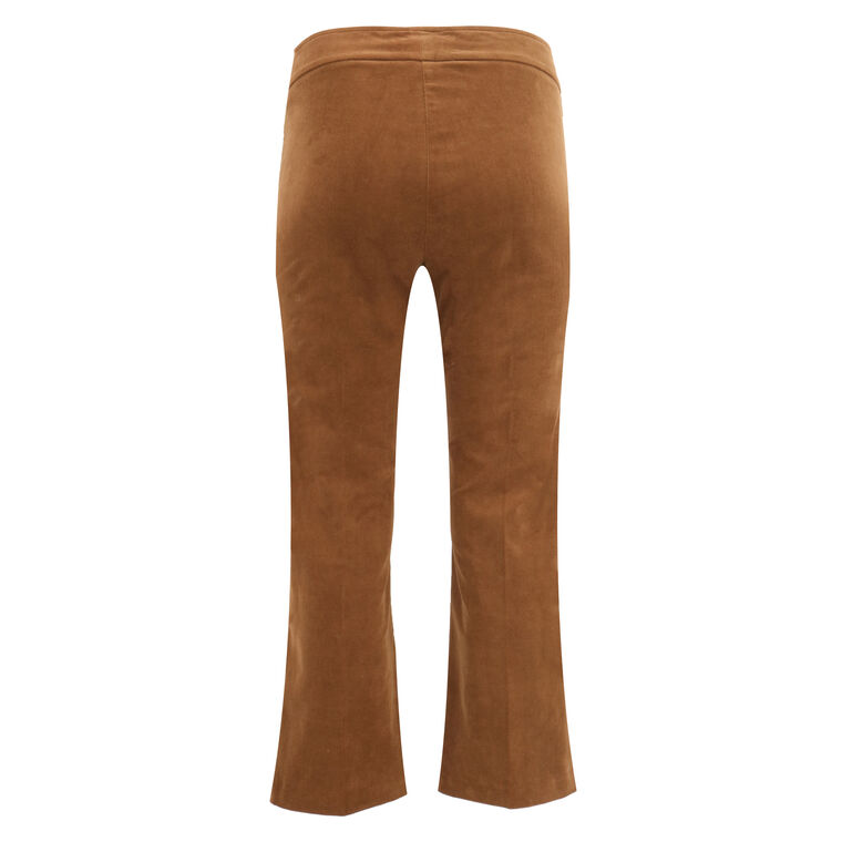 Leo Fine Corduroy Crop Flare Pant image number null