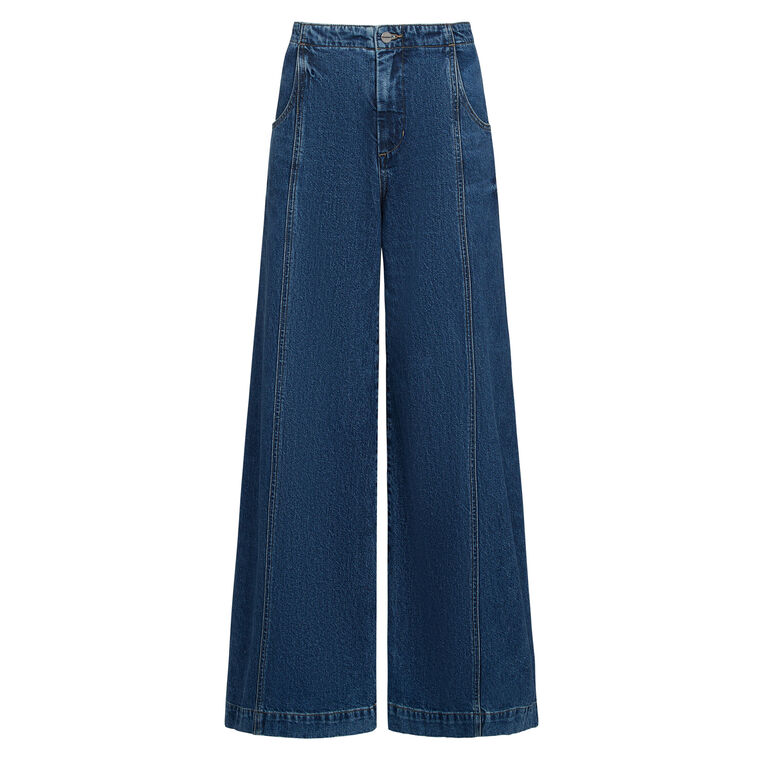 Dancing In the Dark Ultra Wide-Leg Jeans image number null