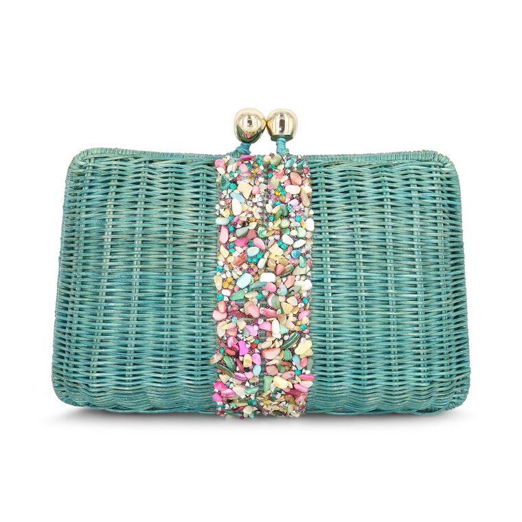 Charlotte Wicker Clutch image number null