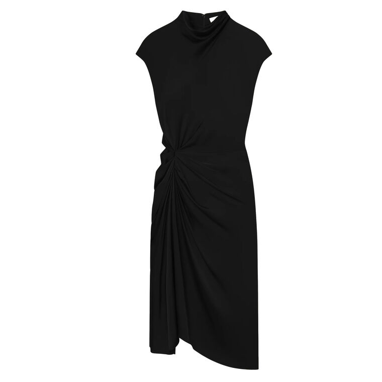 Alma Sleeveless High Neck Midi Dress image number null
