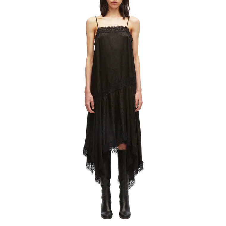 Floral Jacquard Camisole Dress image number null