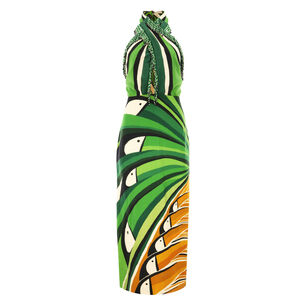 Toucan Tree Sleeveless Maxi Dress