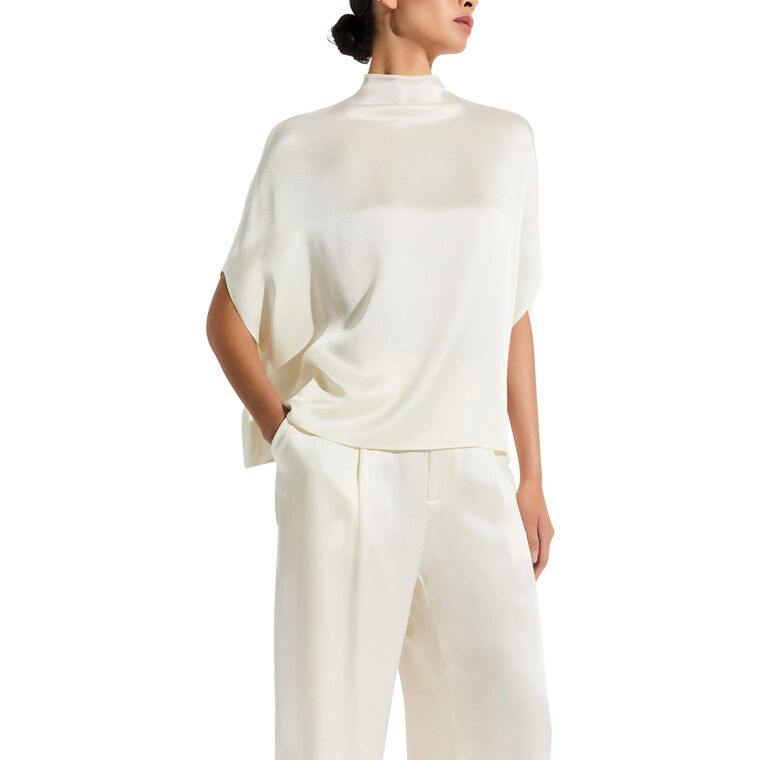 Satin Cape Tee image number null