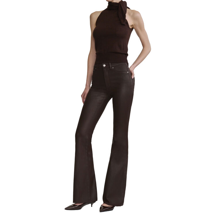 Bridget Coated Bootcut High Rise Instasculpt Jeans image number null