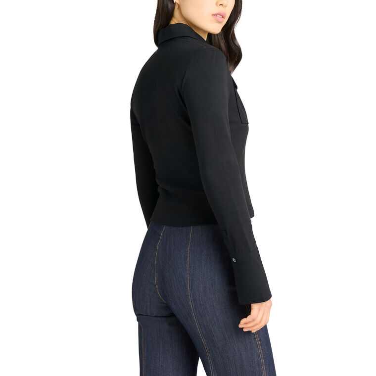 Lyric Long Sleeve Cupro Top image number null