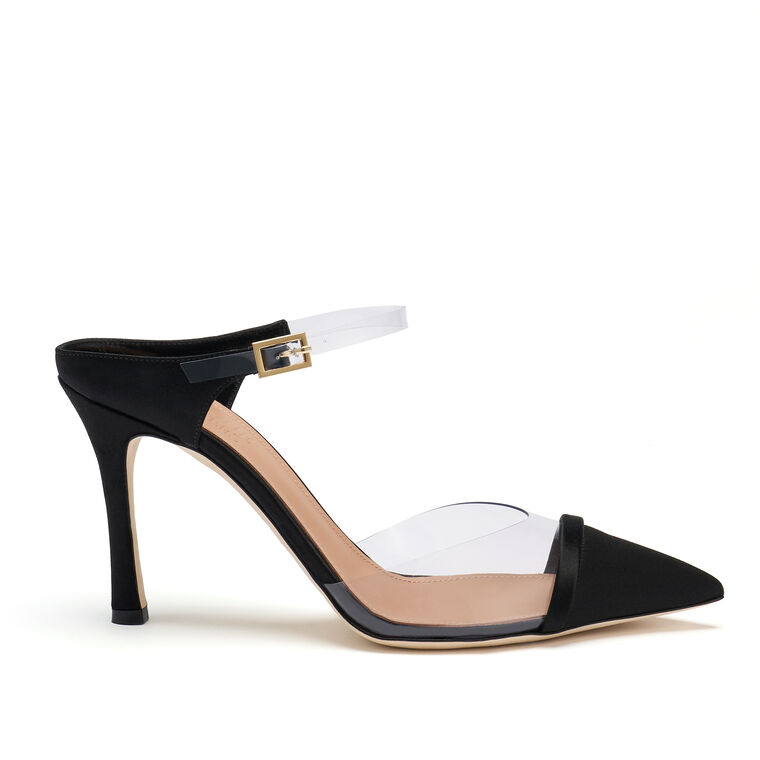 Pointed Toe PVC Mule image number null