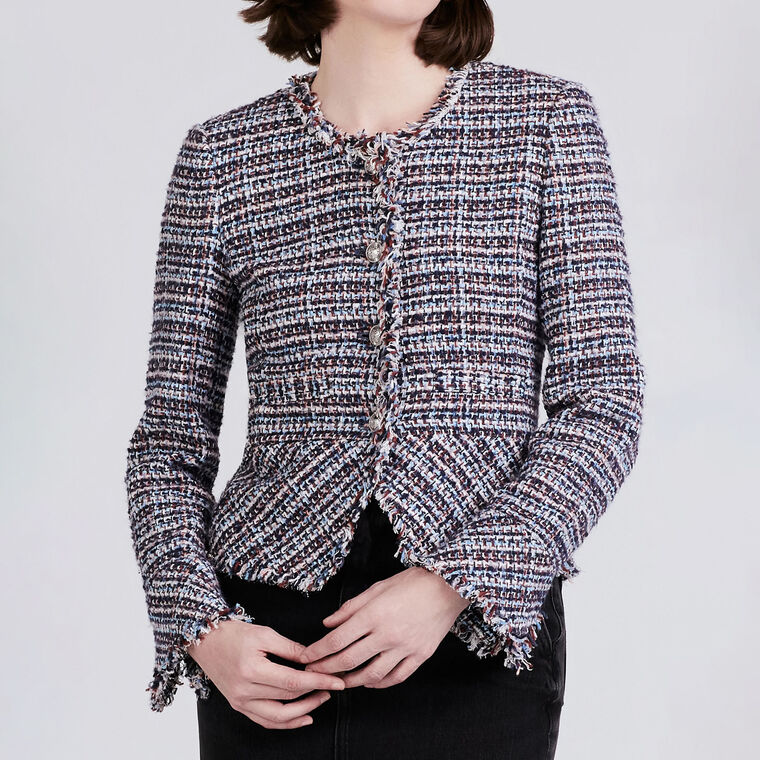 Elizabeth Peplum Tweed Jacket image number null