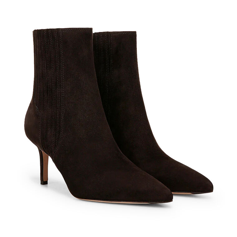 Lisa 70mm Suede Bootie image number null