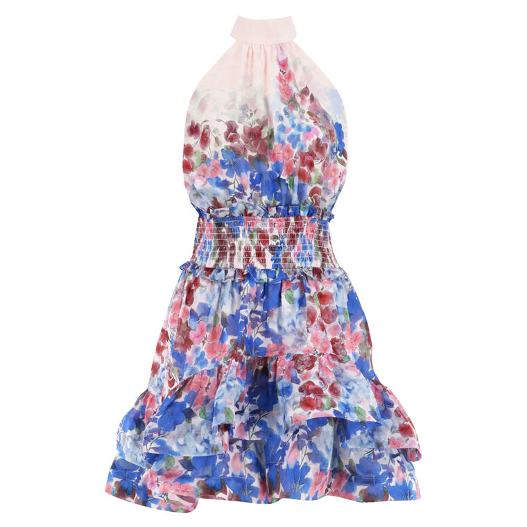 Clementina Halter Mini Dress image number null