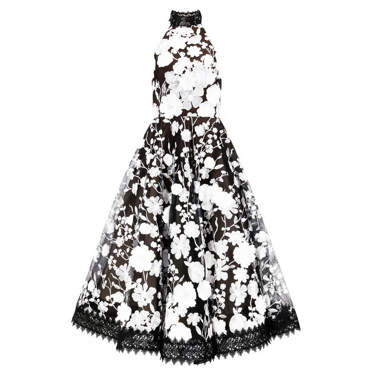 Greta Bouquet Sleeveless Midi Dress image number null