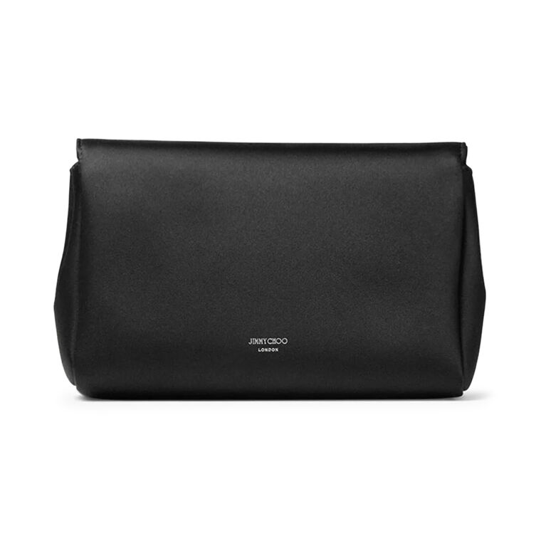 Satin Mini Bag With Crystal Bow image number null