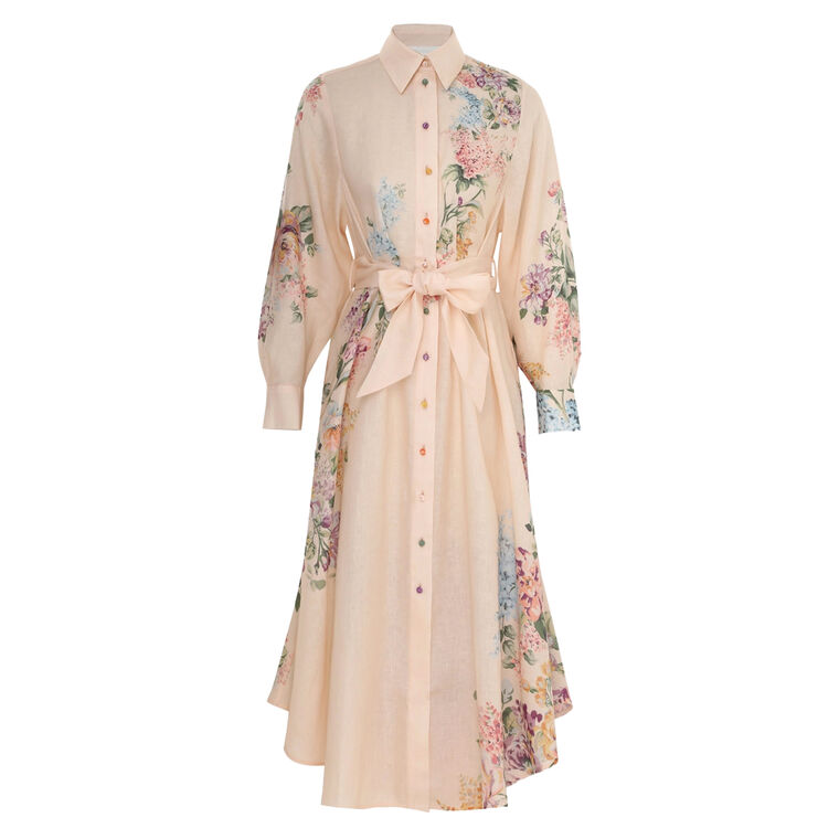 Halliday Tucked Shirt Dress image number null