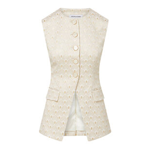 Lois Gold Print Vest