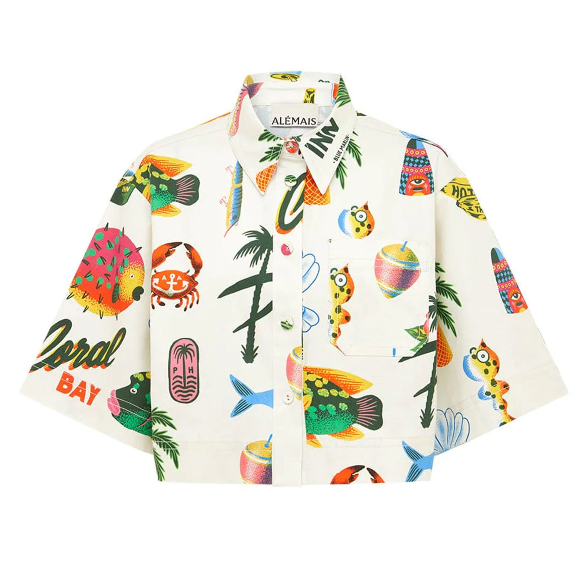 Samaki Crop Shirt