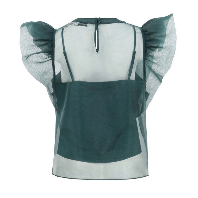 Corina Ruffle Sleeve Top image number null