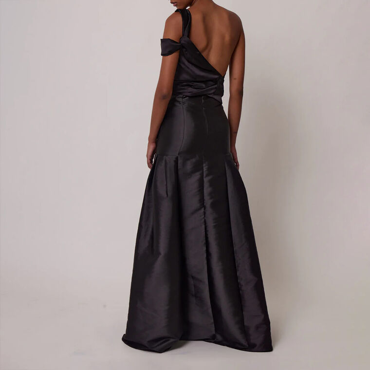 Italo Form Fitting Maxi Skirt image number null