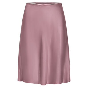 Short Slip Skirt With Lingerie Trim