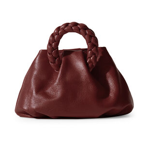 Bombon Supple Shiny Plaited Top Handle Bag