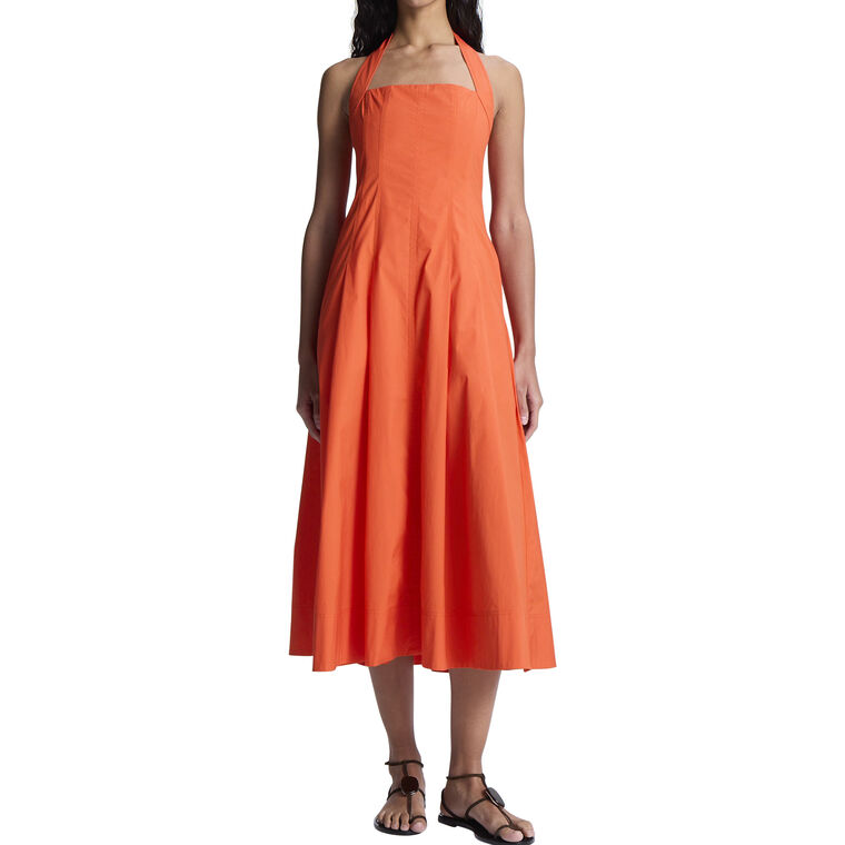 Natalie Stretch Cotton Midi Dress image number null