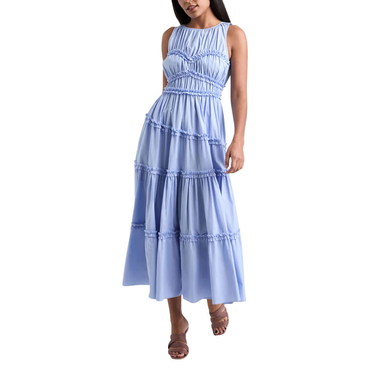 Sirrina Sleeveless High Neck Midi Dress image number null
