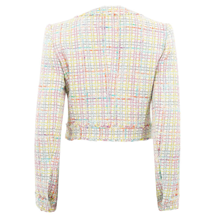 Valentina Cropped Tweed Jacket image number null