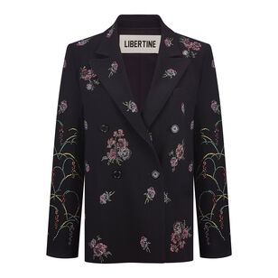 Pansies Double Breasted Blazer