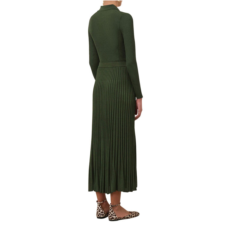 Pleated Midi Skirt image number null