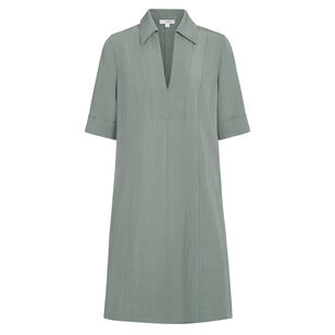 Short Sleeve A-Line Mini Dress
