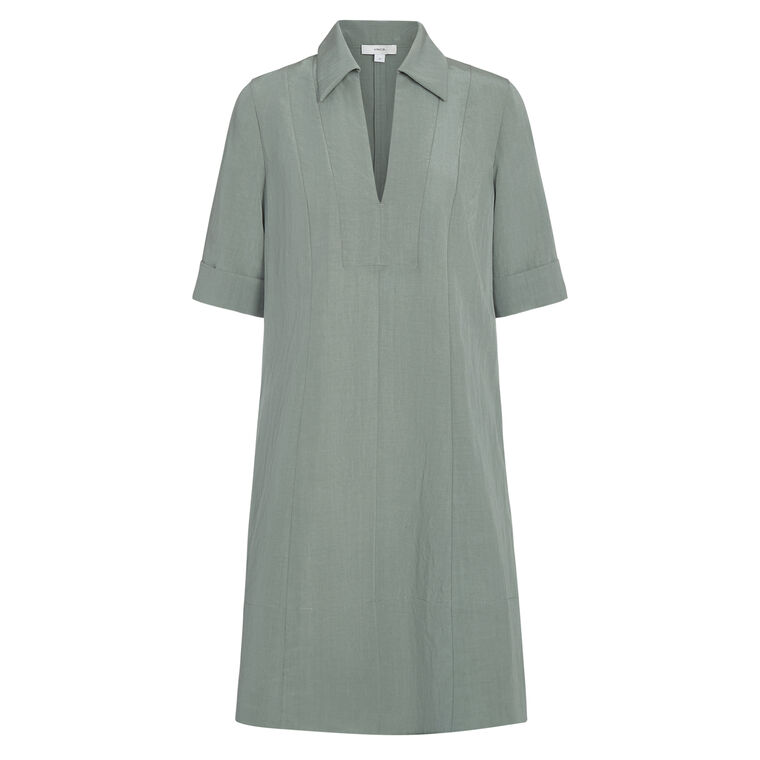 Short Sleeve A-Line Mini Dress image number null