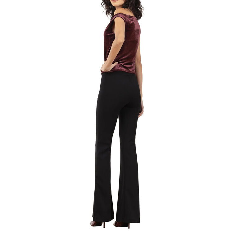 Bellini Stretch Crepe Flare Pant image number null