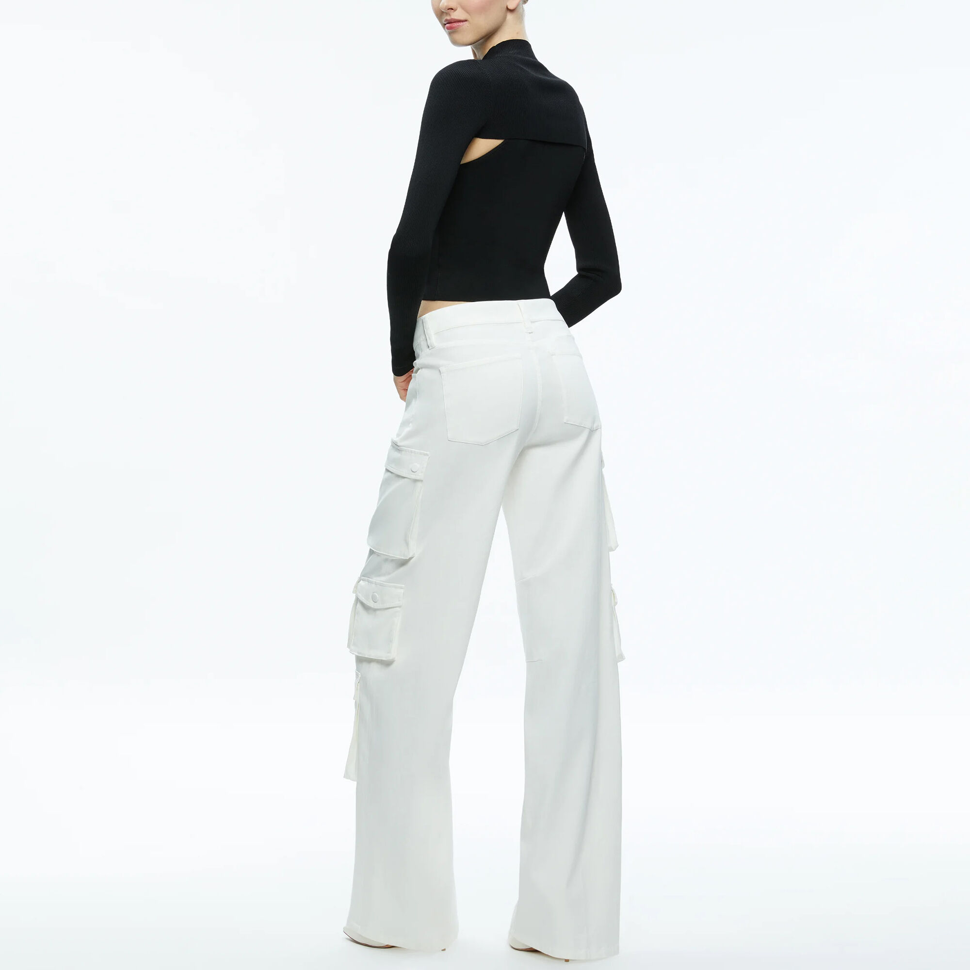 Olympia Mid Rise Baggy Cargo Pant