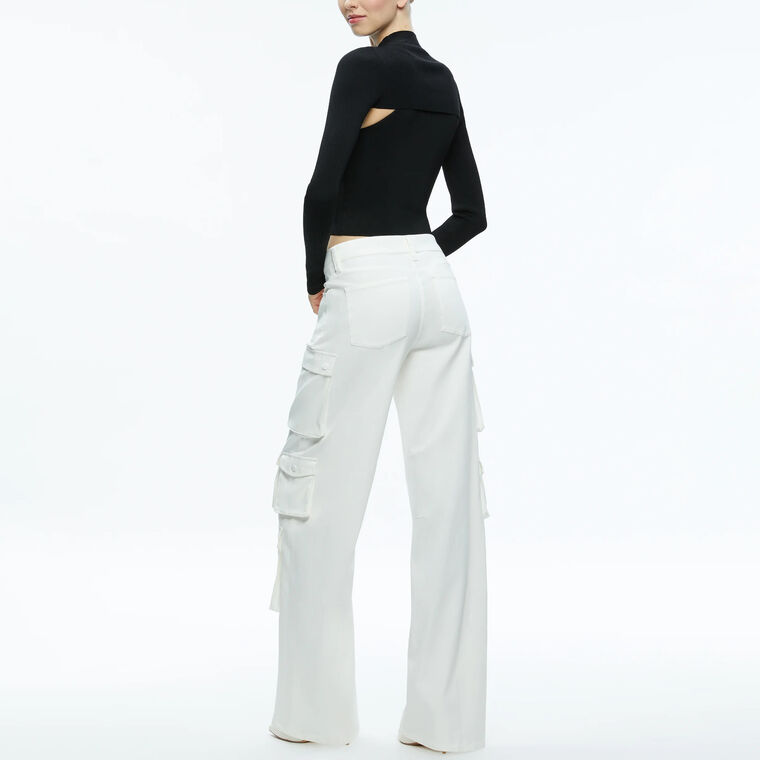 Olympia Mid Rise Baggy Cargo Pant image number null
